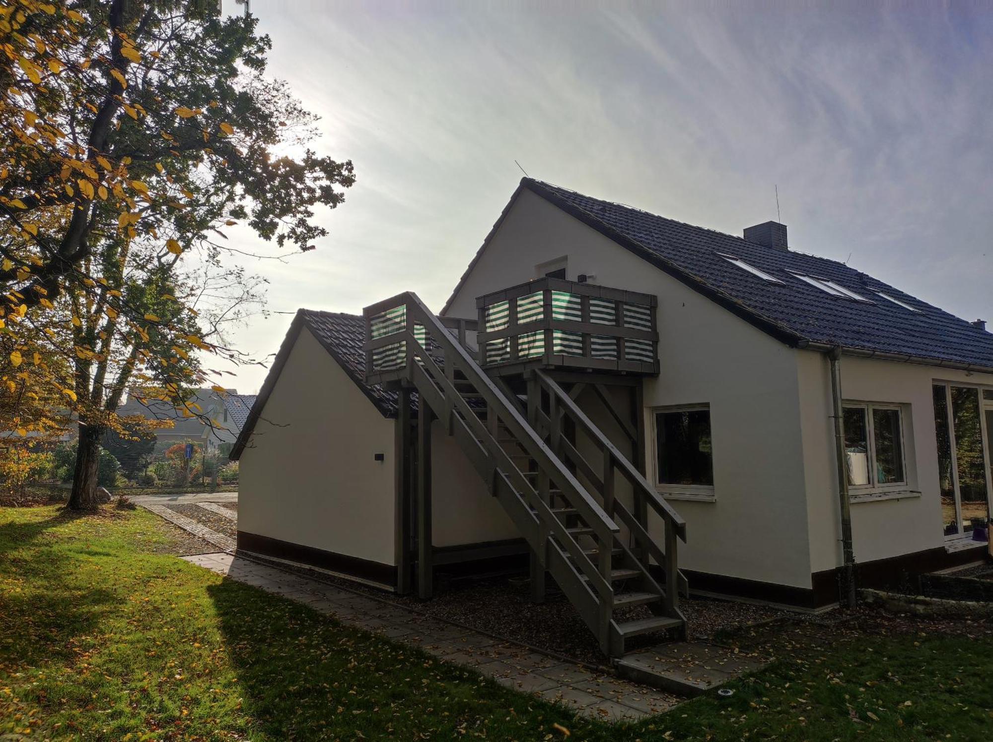 Moderne Ferienwohnung Fuer Familien Im Dachgeschoss Bosau Extérieur photo