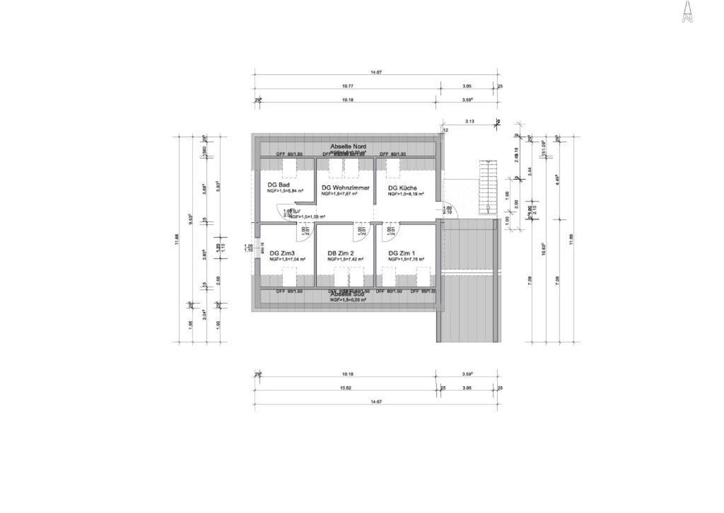 Moderne Ferienwohnung Fuer Familien Im Dachgeschoss Bosau Extérieur photo